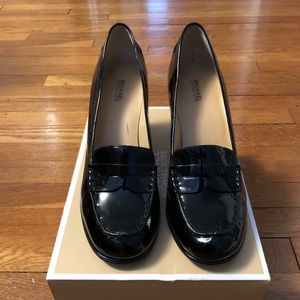 Michael Kors Bayville Loafers Patent Leather Heel